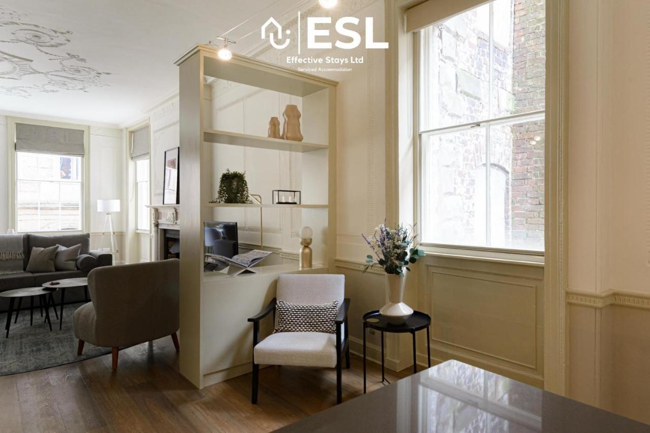 Most Central Luxury Grade 2 Listed Apartment Overlooking Shrewsbury Square - Free Parking Exteriér fotografie